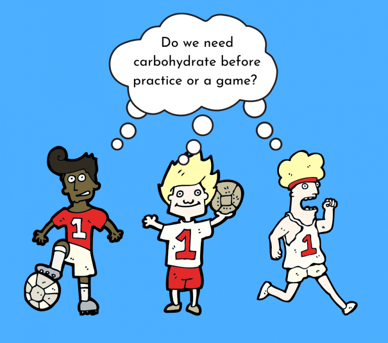 athletes asking if they need to eat carbohydrate