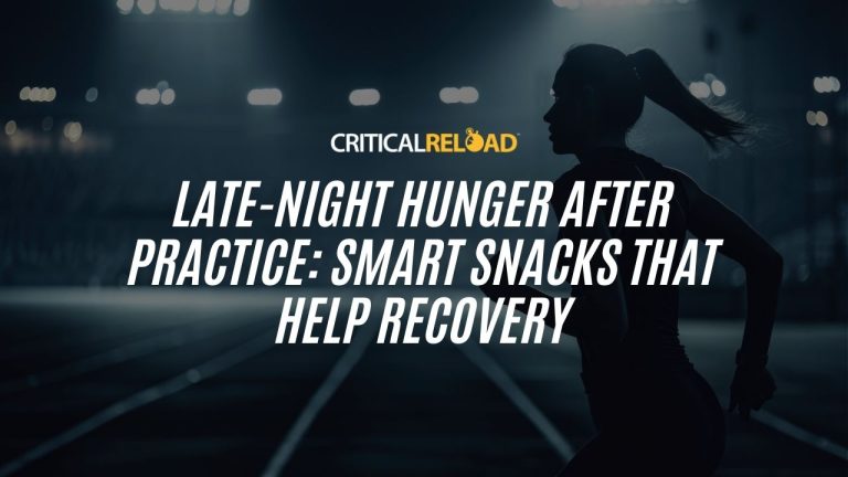 Late night workout recovery foods showing what to eat after a workout at night for better recovery