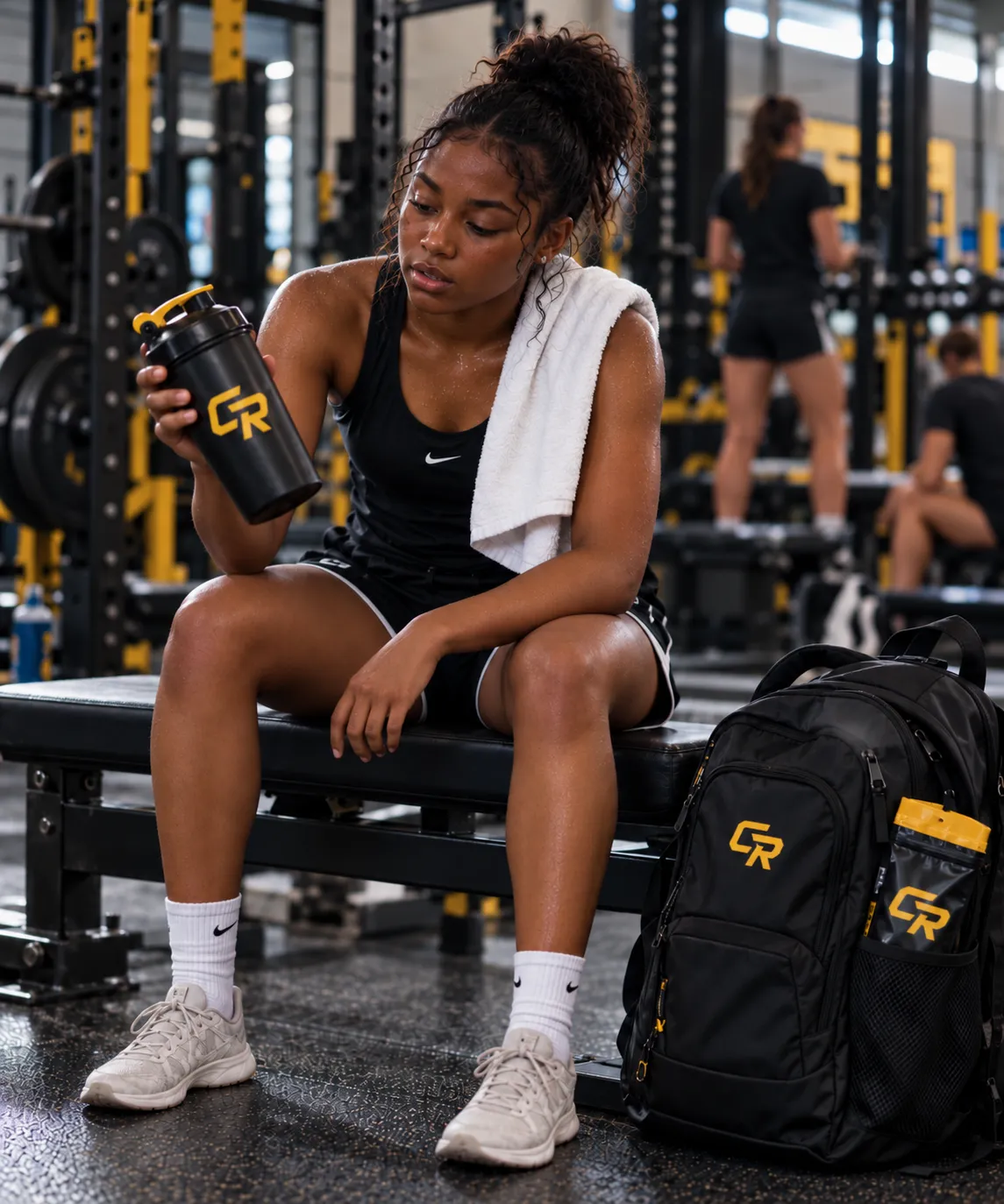 High school athlete beginning recovery after training with Critical Reload