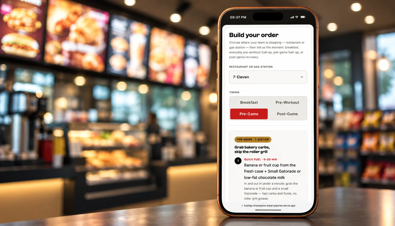 Critical Reload Fueling Planner