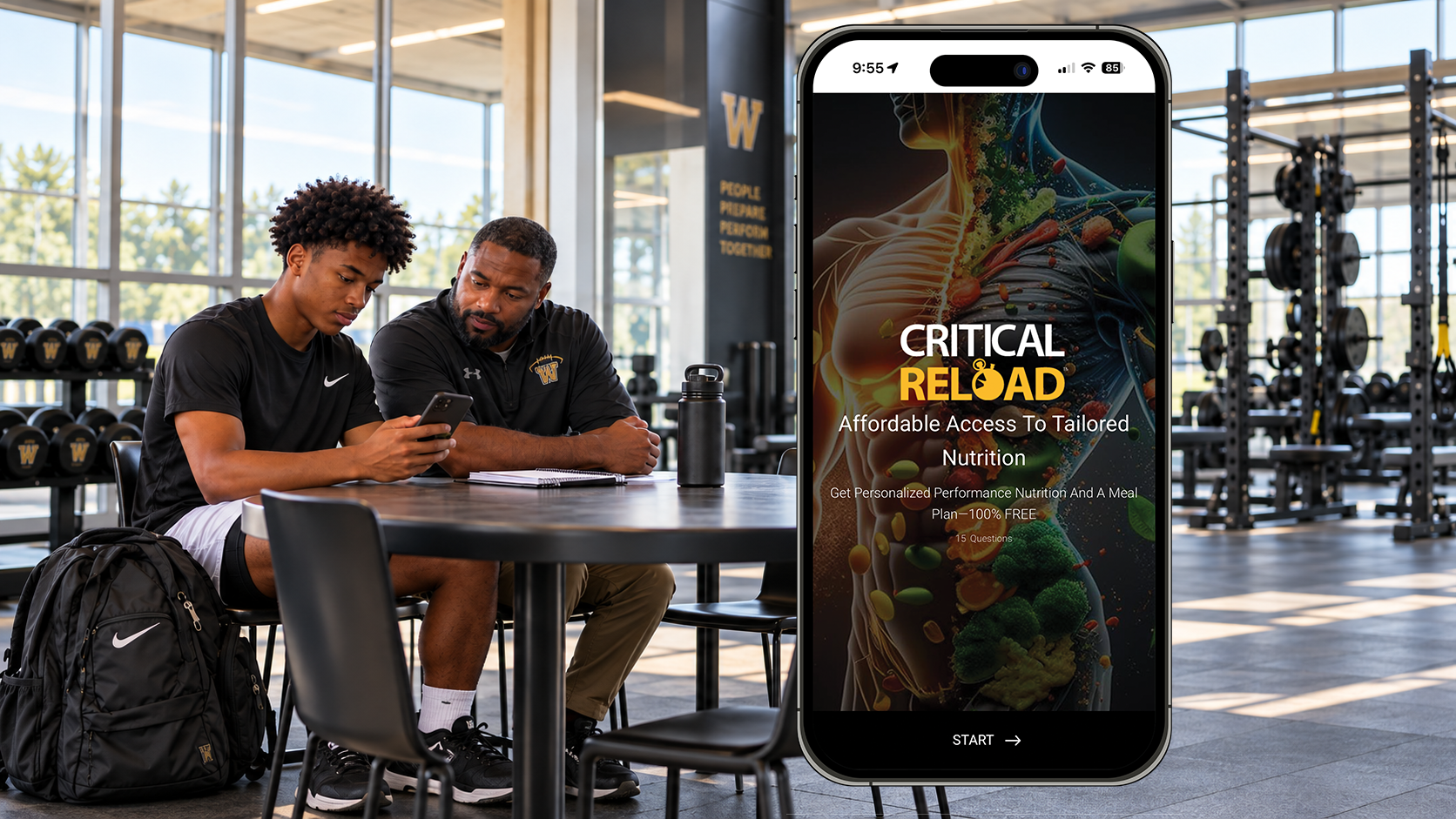 Critical Reload Nutrition Calculator